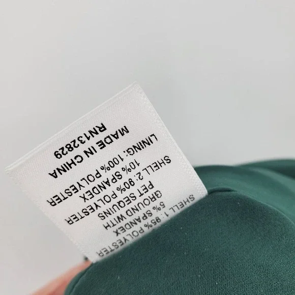 NWT Revolve Camila Coelho CeCe Emerald Green Sequin Draped Bodysuit Glam Party S - Picture 6 of 11